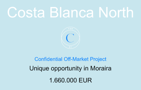 Off-market project Moraira